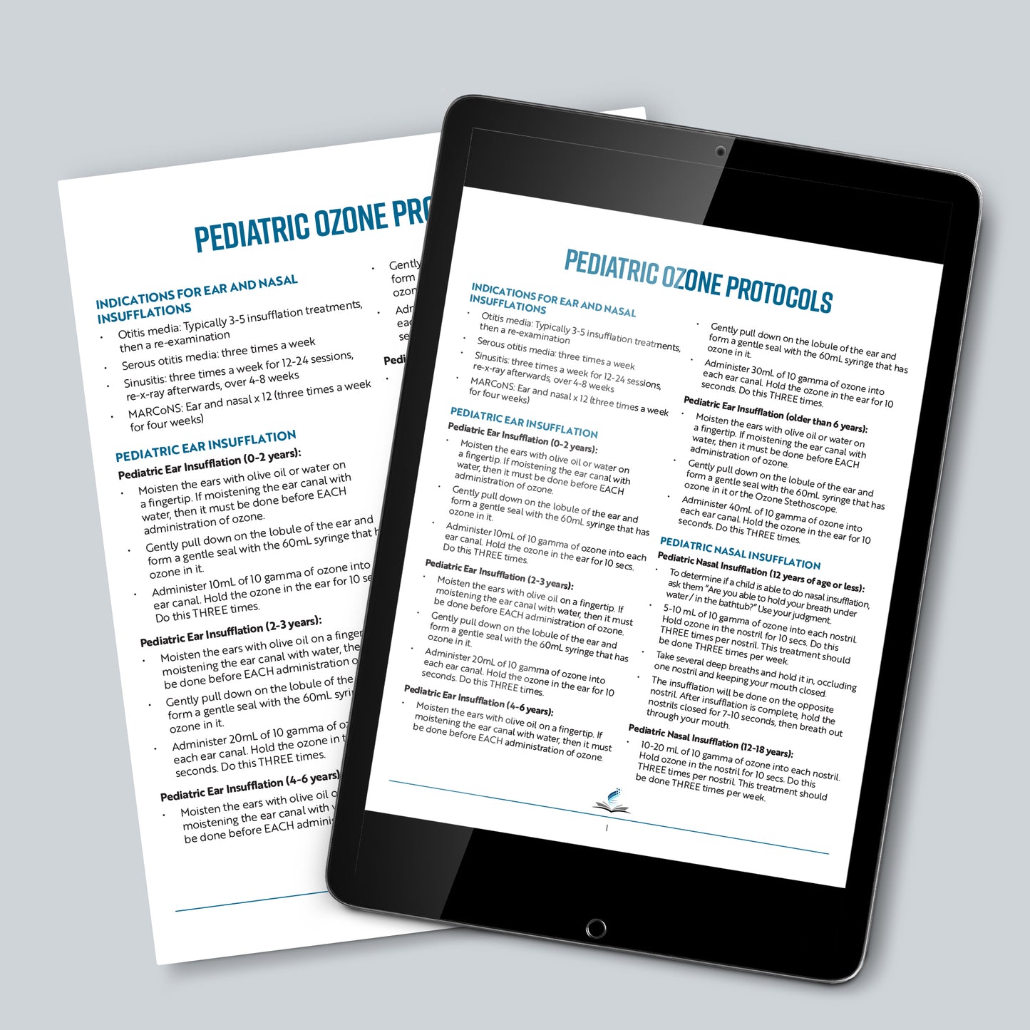 Pediatric Ozone Protocols